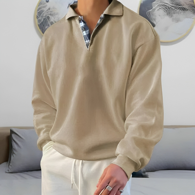 Lässiger Herren-Polopullover