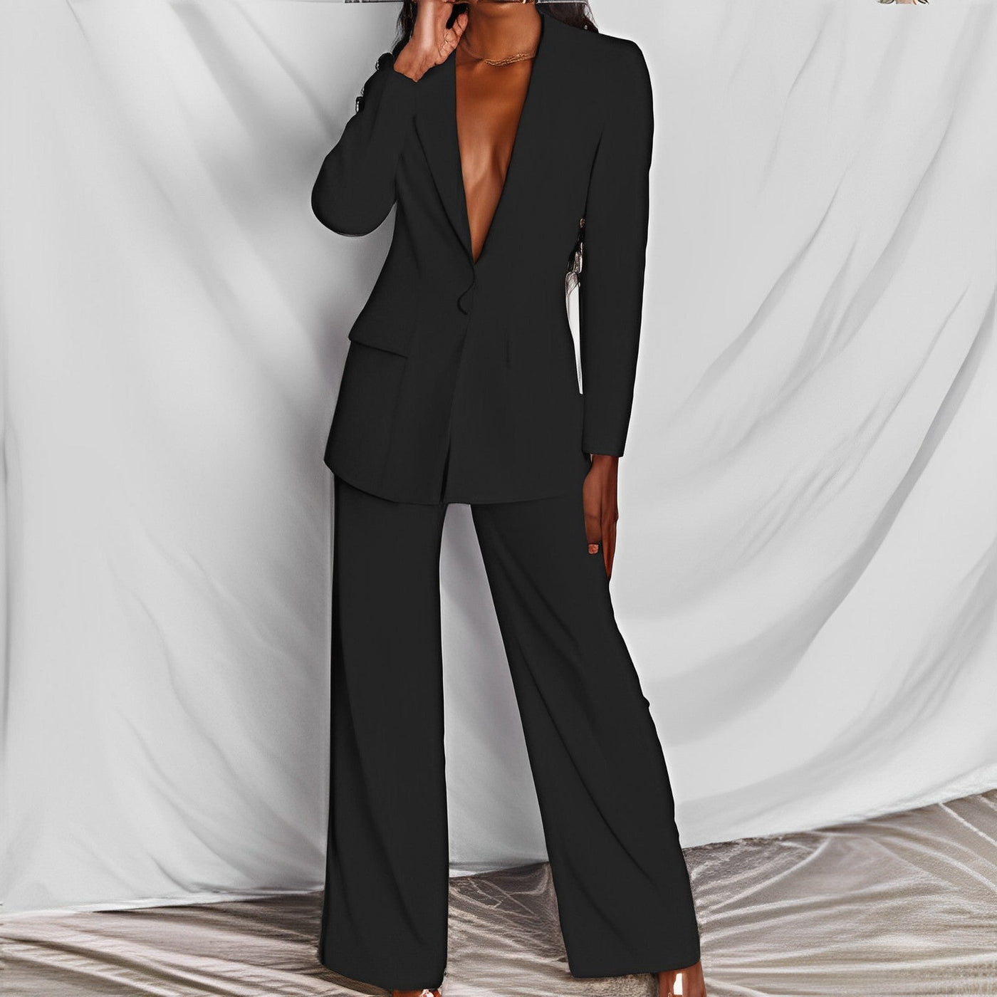 Hayley – Eleganter Damenanzug mit Langem Ärmel