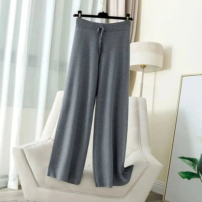 Hose mit hoher Taille Warme Hose