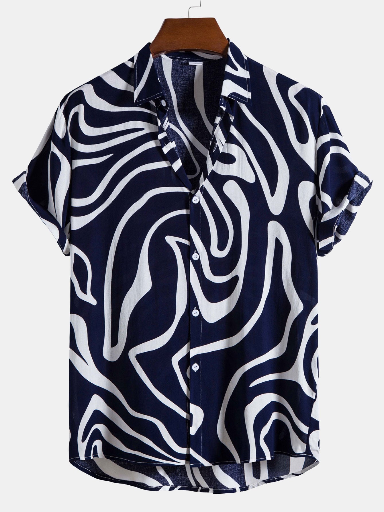 Shirt mit Wirbeldruck