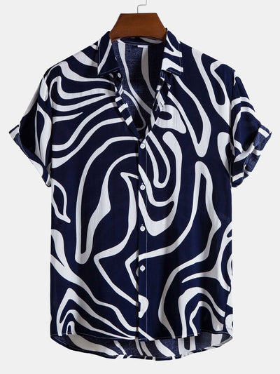 Shirt mit Wirbeldruck
