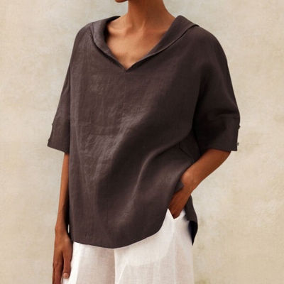 Vesper | Lässige, locker sitzende Bluse