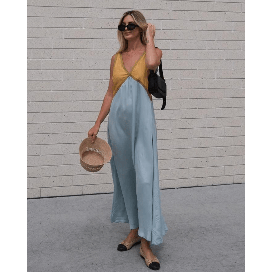 RENATA | V-AUSSCHNITT-KLEID