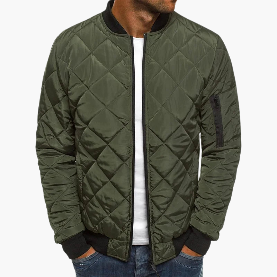 Florian | Bomberjacke mit Rautenmuster