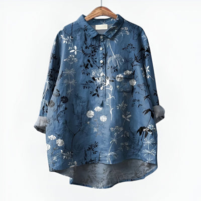 Clémence™ | Bluse mit elegantem Blumenmuster