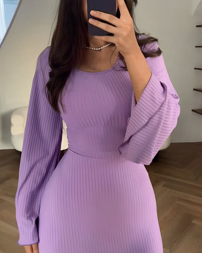 Gabriella - Elegant knitted long dress