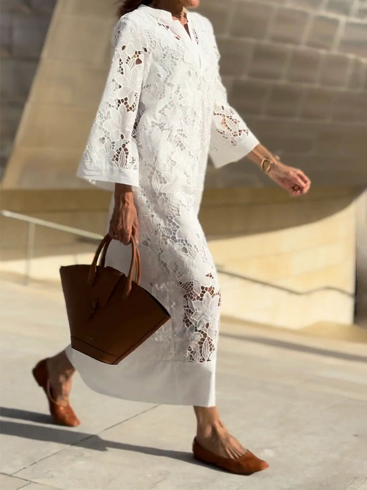 Sophie™ | Elegantes Kleid mit Bordüren