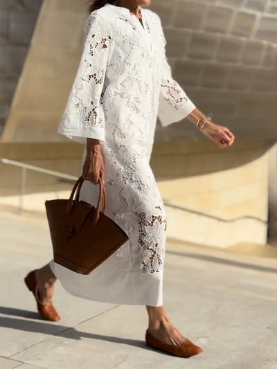 Sophie™ | Elegantes Kleid mit Bordüren