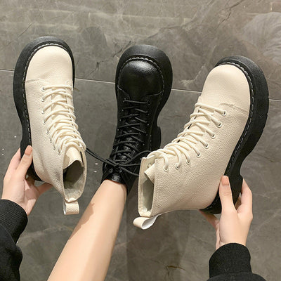 Betty – Modische Schnürstiefeletten für Damen aus Premium-Veganleder