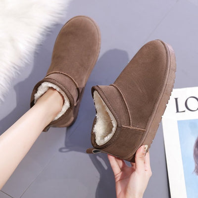 Brenda – Dicke Plüschstiefel für Damen