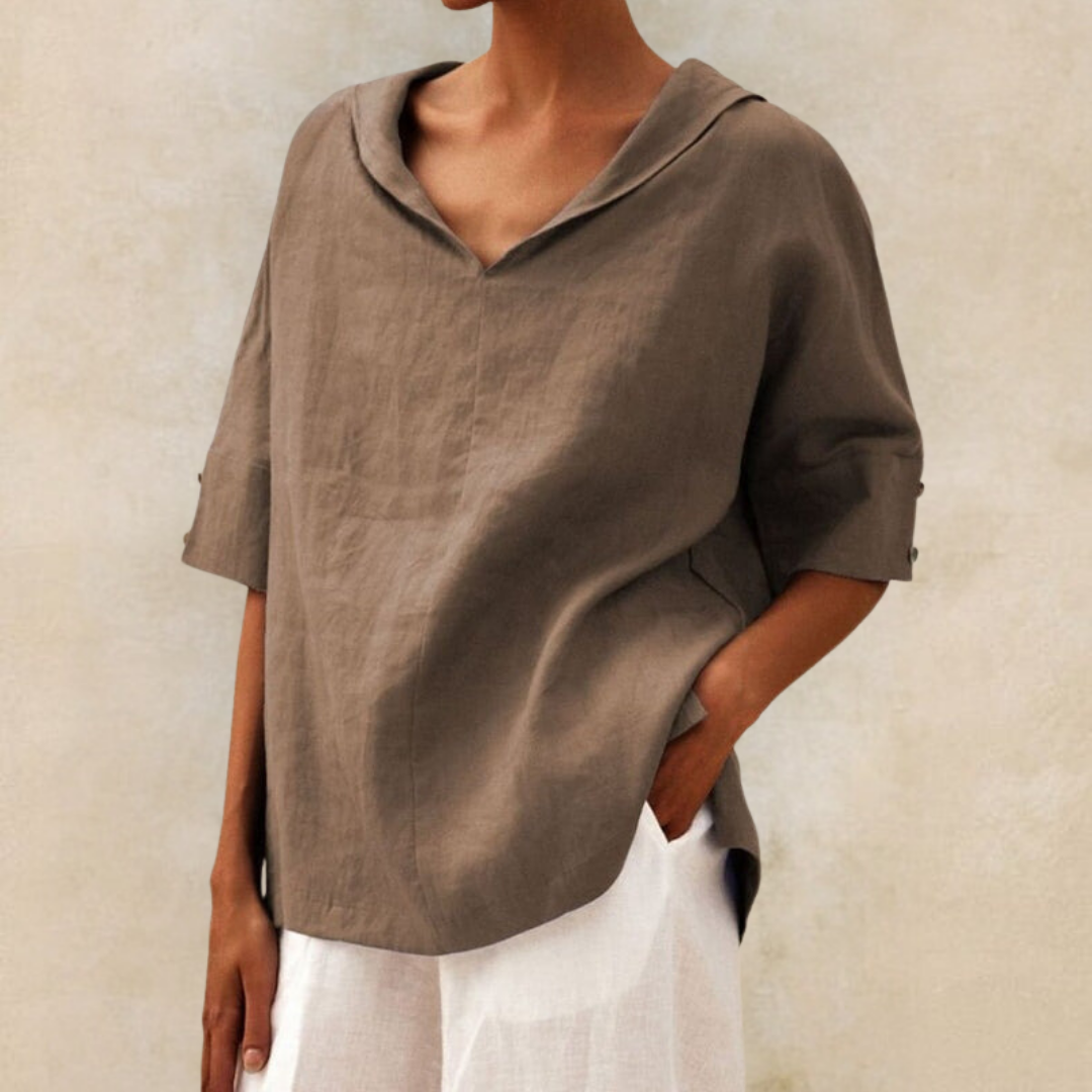 Vesper | Lässige, locker sitzende Bluse