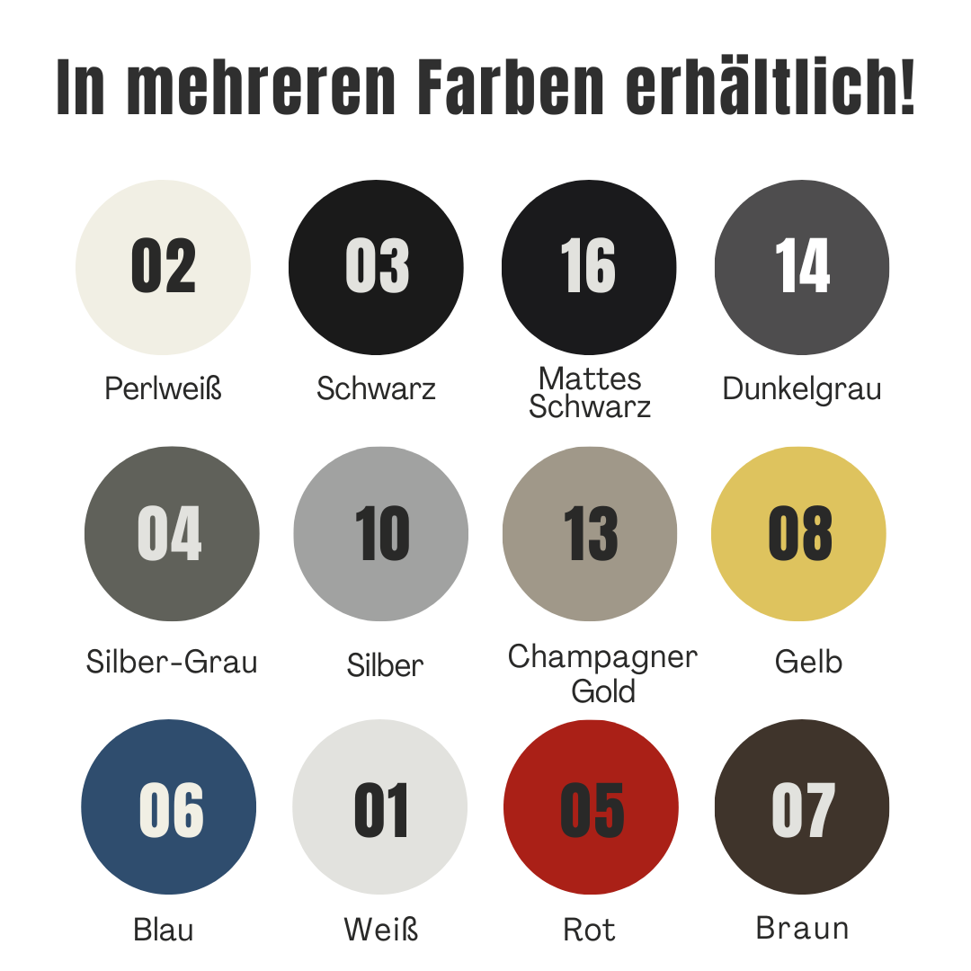Autolack Kratzerentferner | Lackstift | Schnelltrocknend & Rostschutz | Verschiedene Farben | 20 g