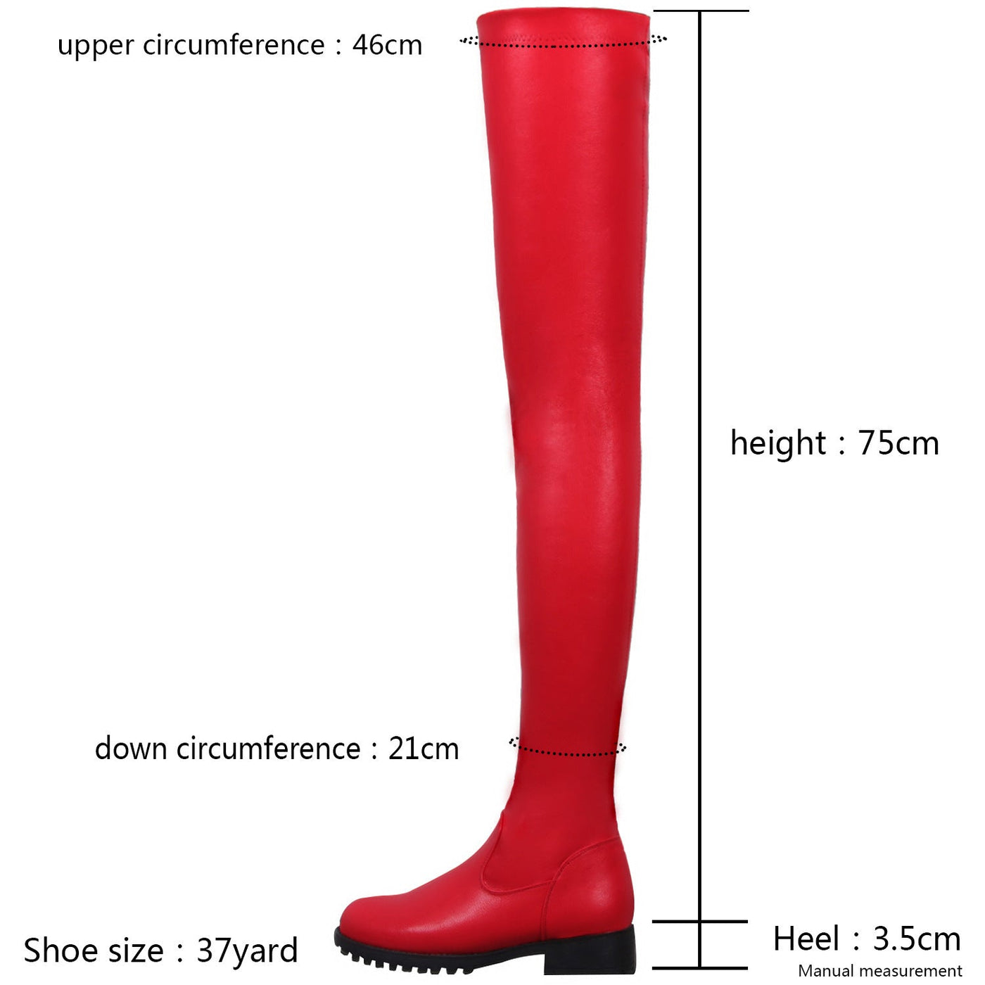 Andrea – Lange Damenstiefel aus elastischem Premium-Veganleder