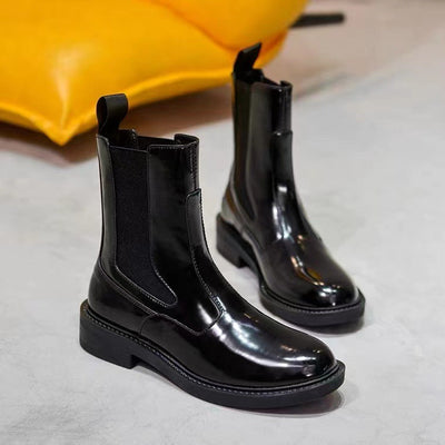 Andrea – Britische Martin-Stiefel aus veganem Leder