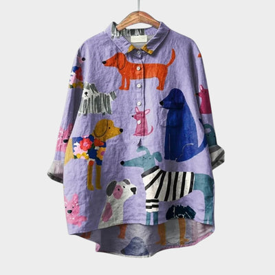Eléa™ | Luxusbluse mit Print
