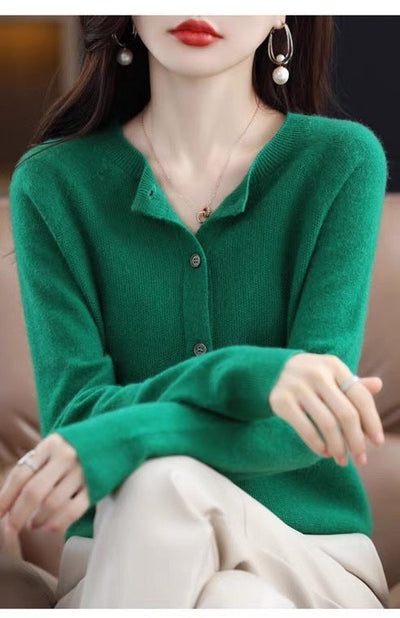 Emily – Merino Wollcardigan mit Kaschmir