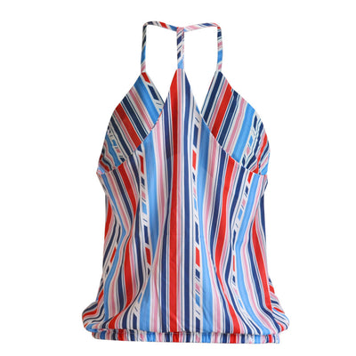 Gabrielle – Damen V-Ausschnitt Camisole mit Farbstreifen