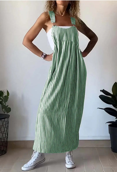 Hannelore® | Lässiges gestreiftes Jumpsuit-Kleid
