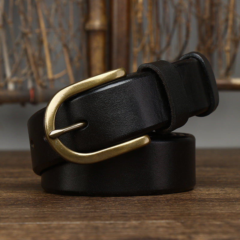 Premium Herren Klassischer Leder Gürtel