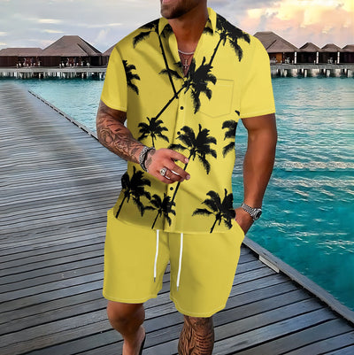 Norman – 3D-gedruckter Kurzarm-Shorts-Anzug