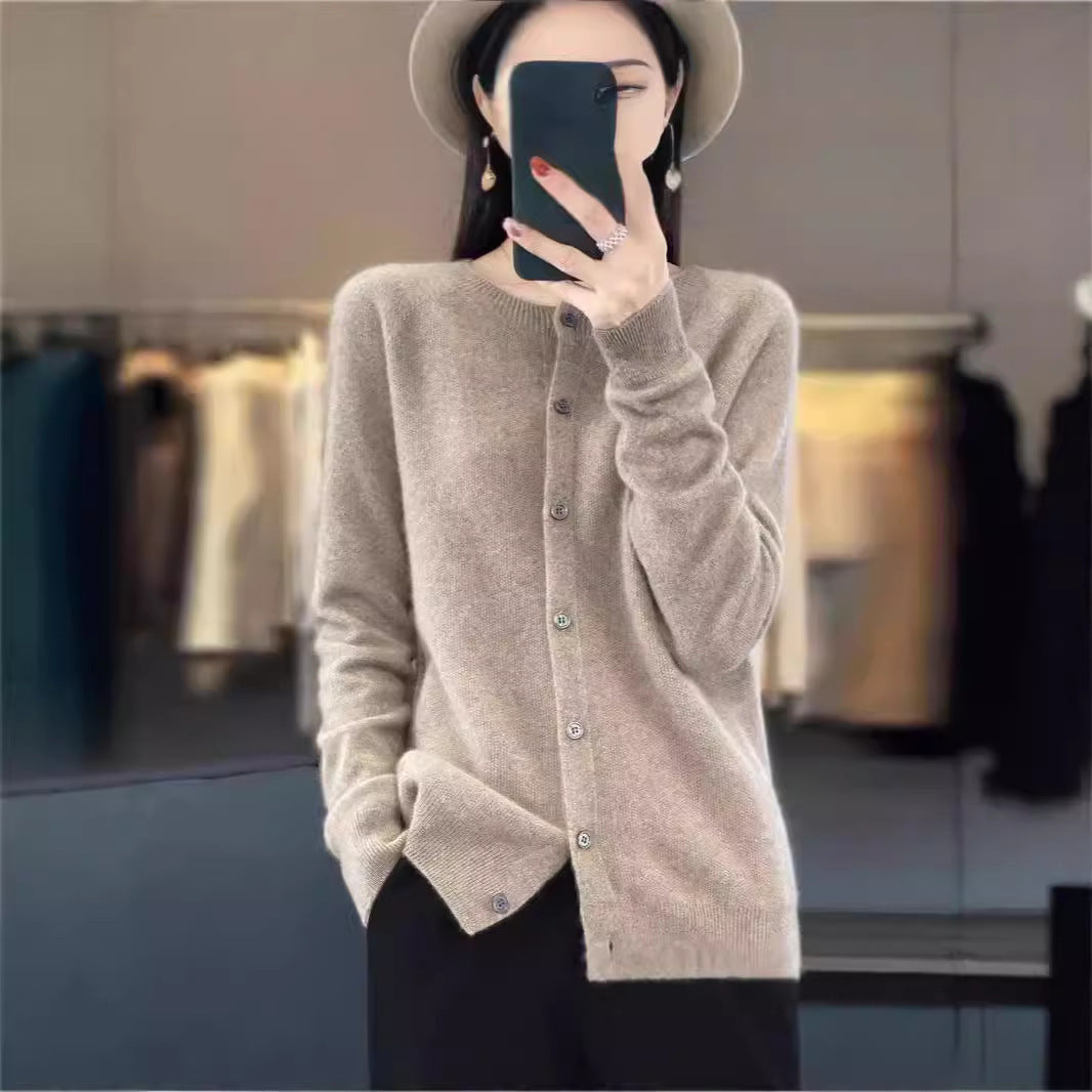 Emily – Merino Wollcardigan mit Kaschmir