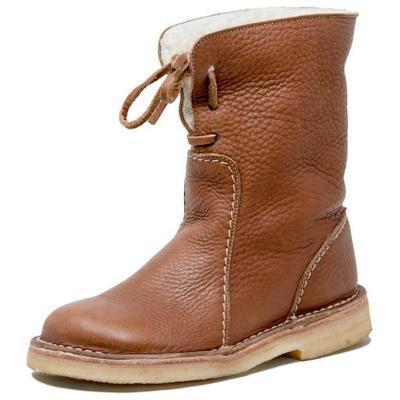 Megan – Warme Damenstiefel mit Kunstfell