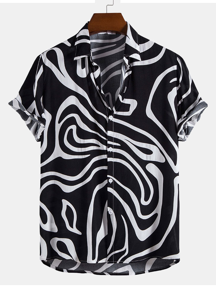 Shirt mit Wirbeldruck