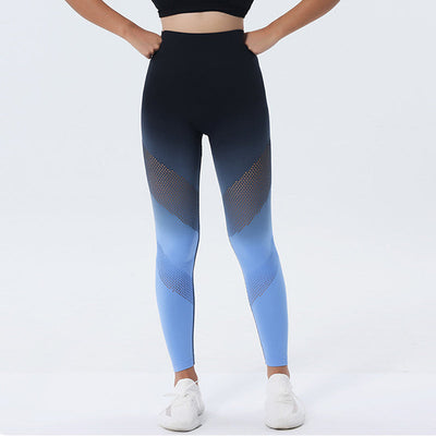 Alice – Nahtlose Hochtaillierte Fitness Leggings mit Gradient-Design