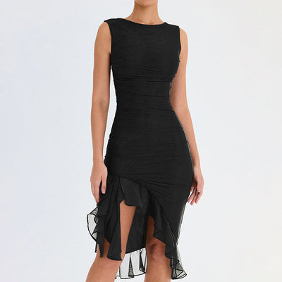Esme – Schmaler ärmelloser Party-Club-Kleid