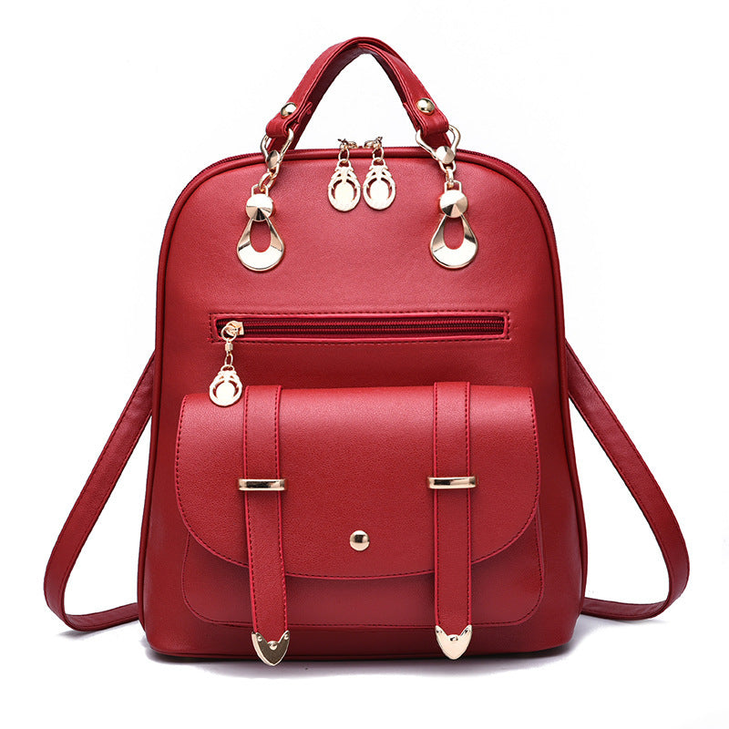 Jasmine – Modischer Rucksack aus veganem Leder für Damen