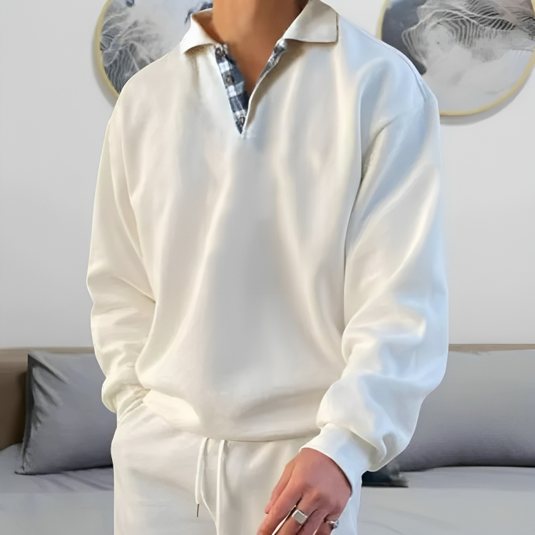 Lässiger Herren-Polopullover