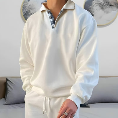 Lässiger Herren-Polopullover