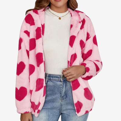 Marie | Herzförmige Warme Winter-Fleecejacke
