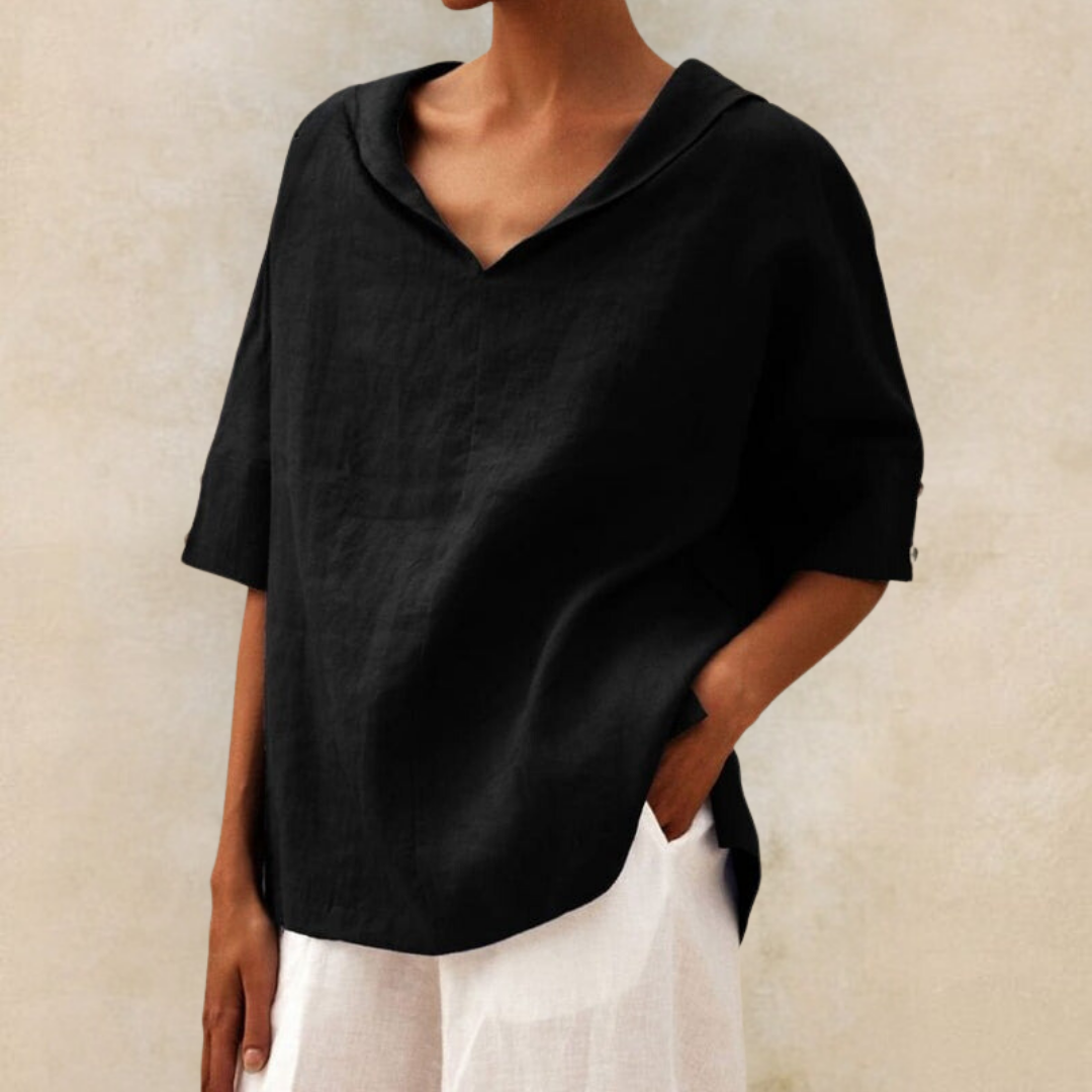 Vesper | Lässige, locker sitzende Bluse