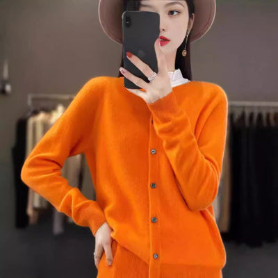 Emily – Merino Wollcardigan mit Kaschmir