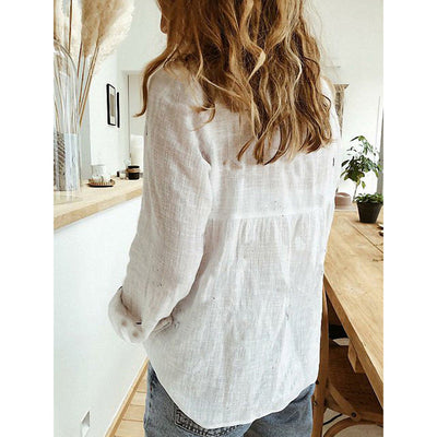 Natalie – Lässiger Button-Down Cardigan mit langen Ärmeln