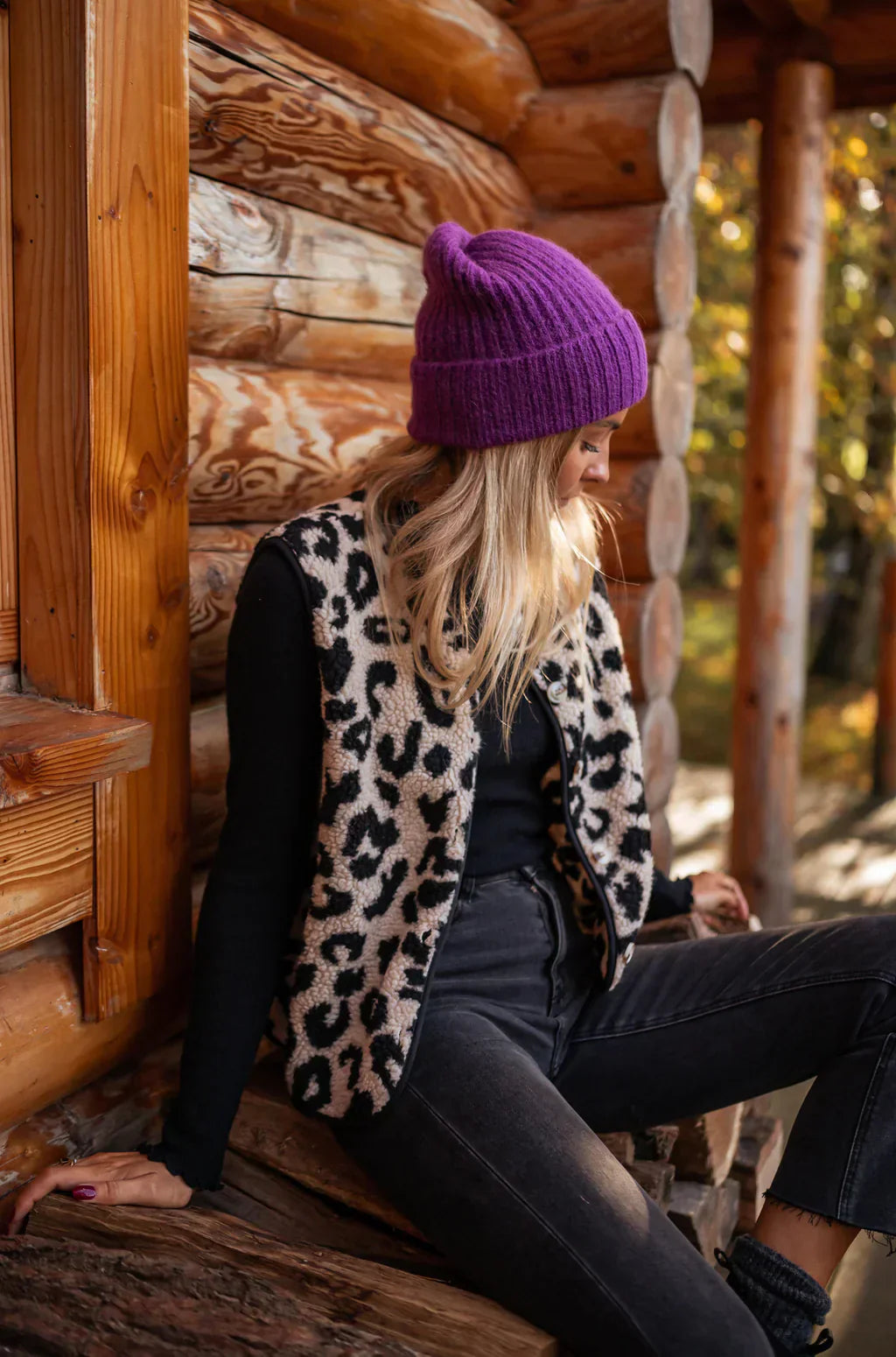 ASTRID™ | Die Leopardenstrickweste