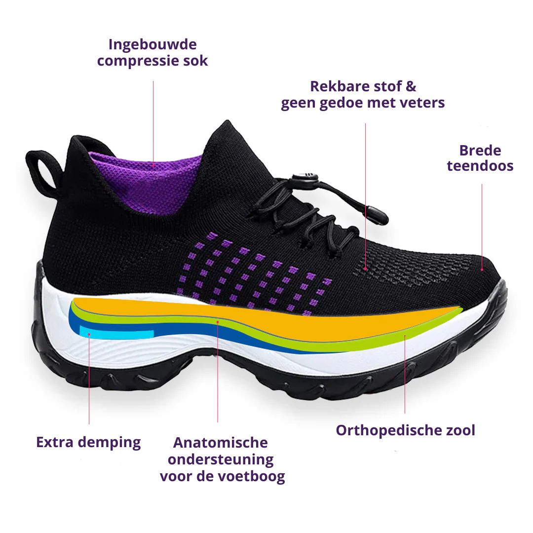 LilacLuxe™ Schmerzreduzierende Sneakers