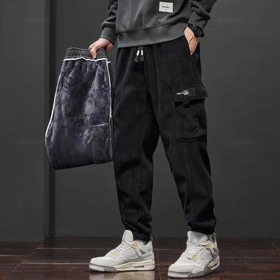 Herren-Cord-Fleece-Hose