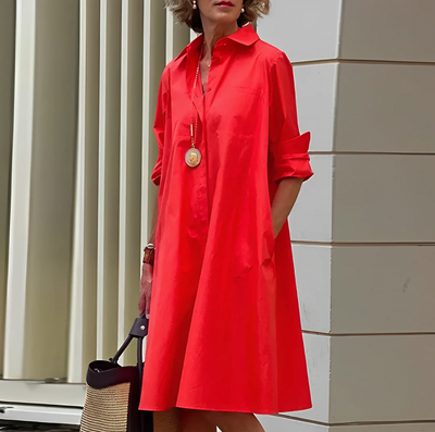 GINA - Superschickes Polokleid für den Frühling