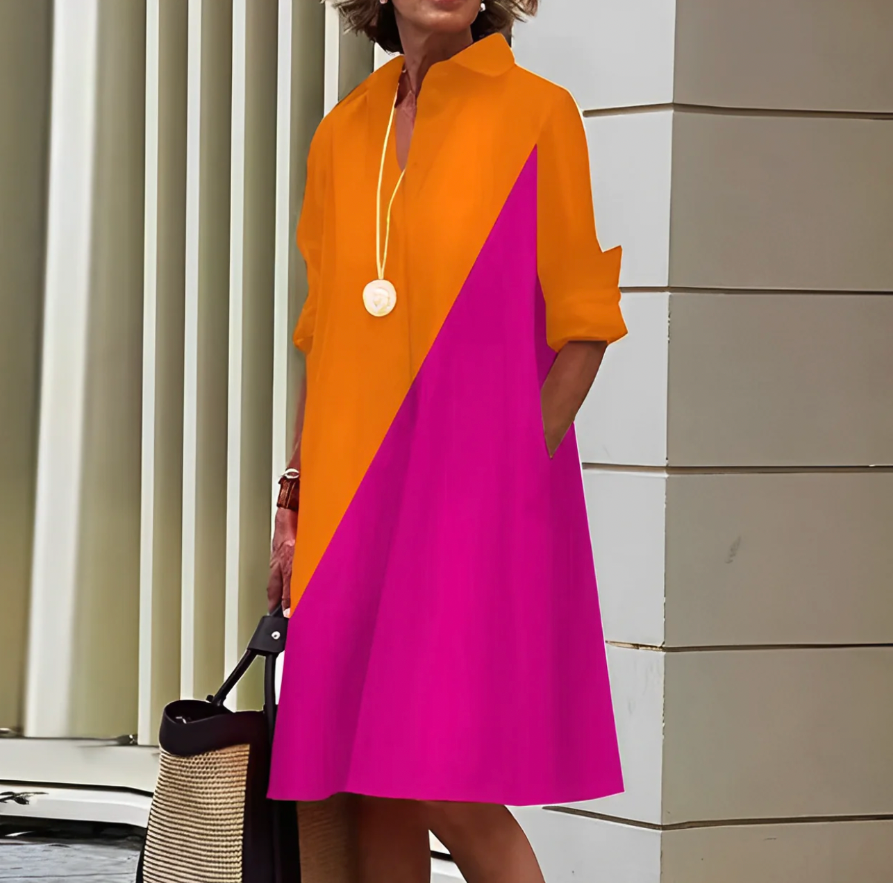 GINA - Superschickes Polokleid für den Frühling