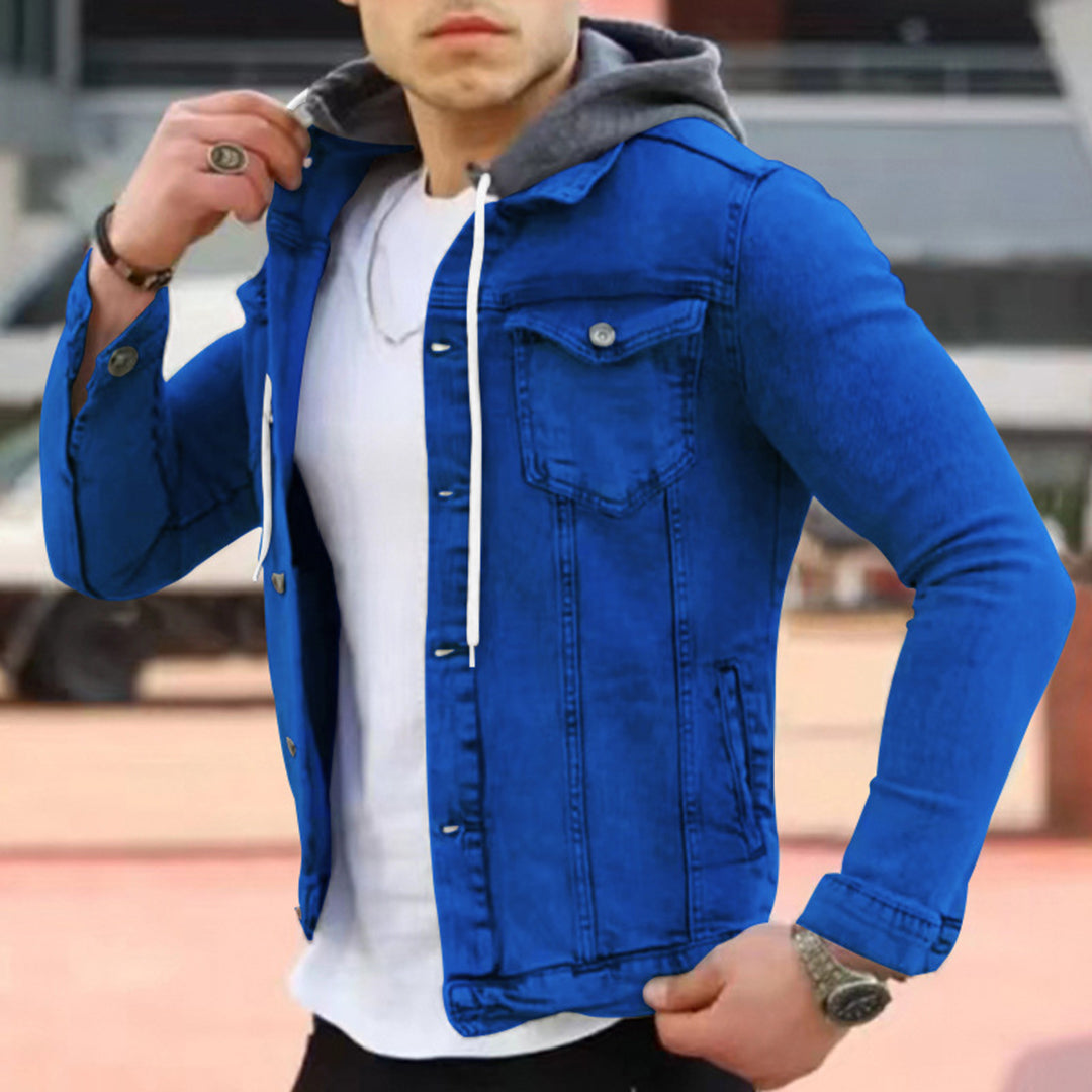 RAYANE - Denim-Shirt mit Kapuze