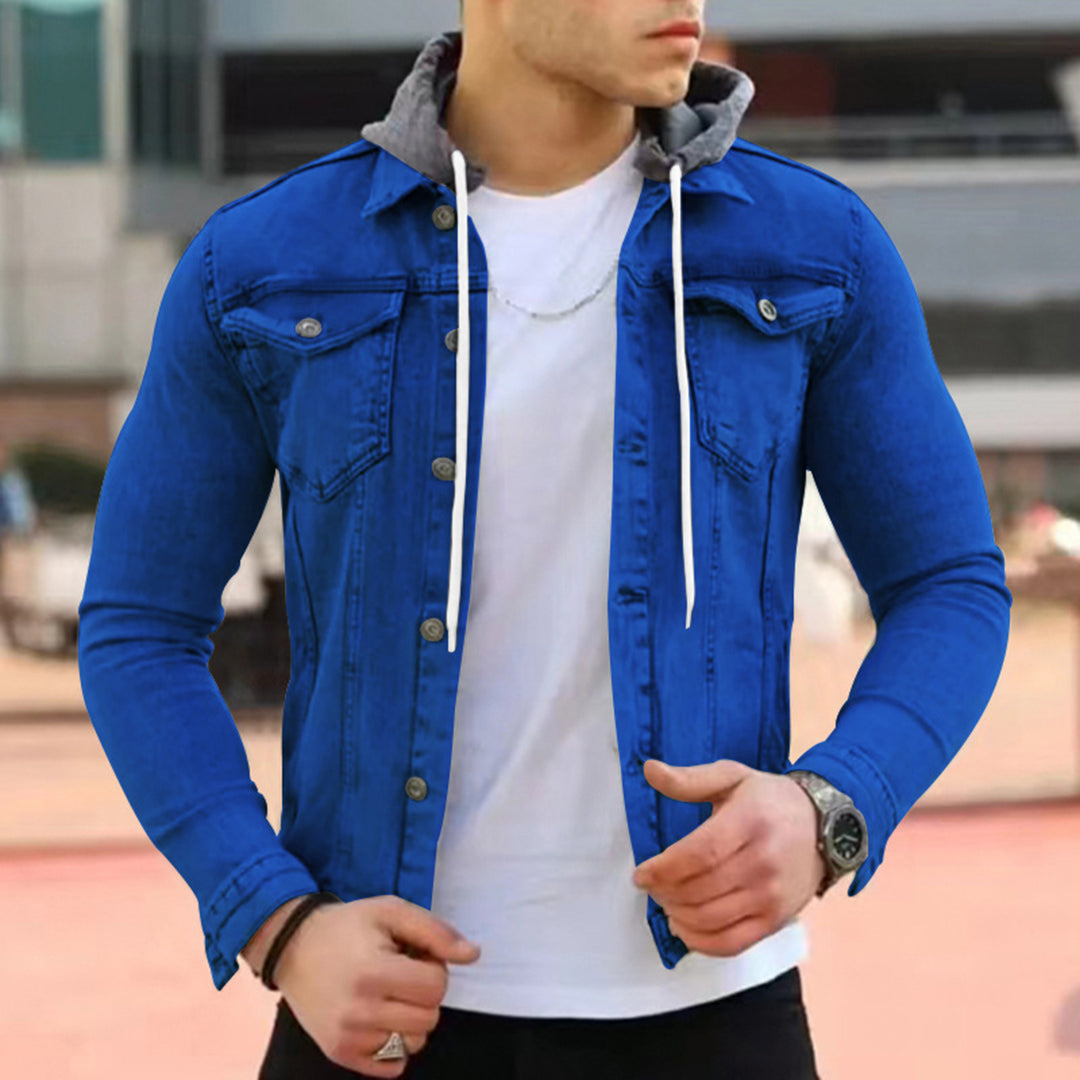 RAYANE - Denim-Shirt mit Kapuze