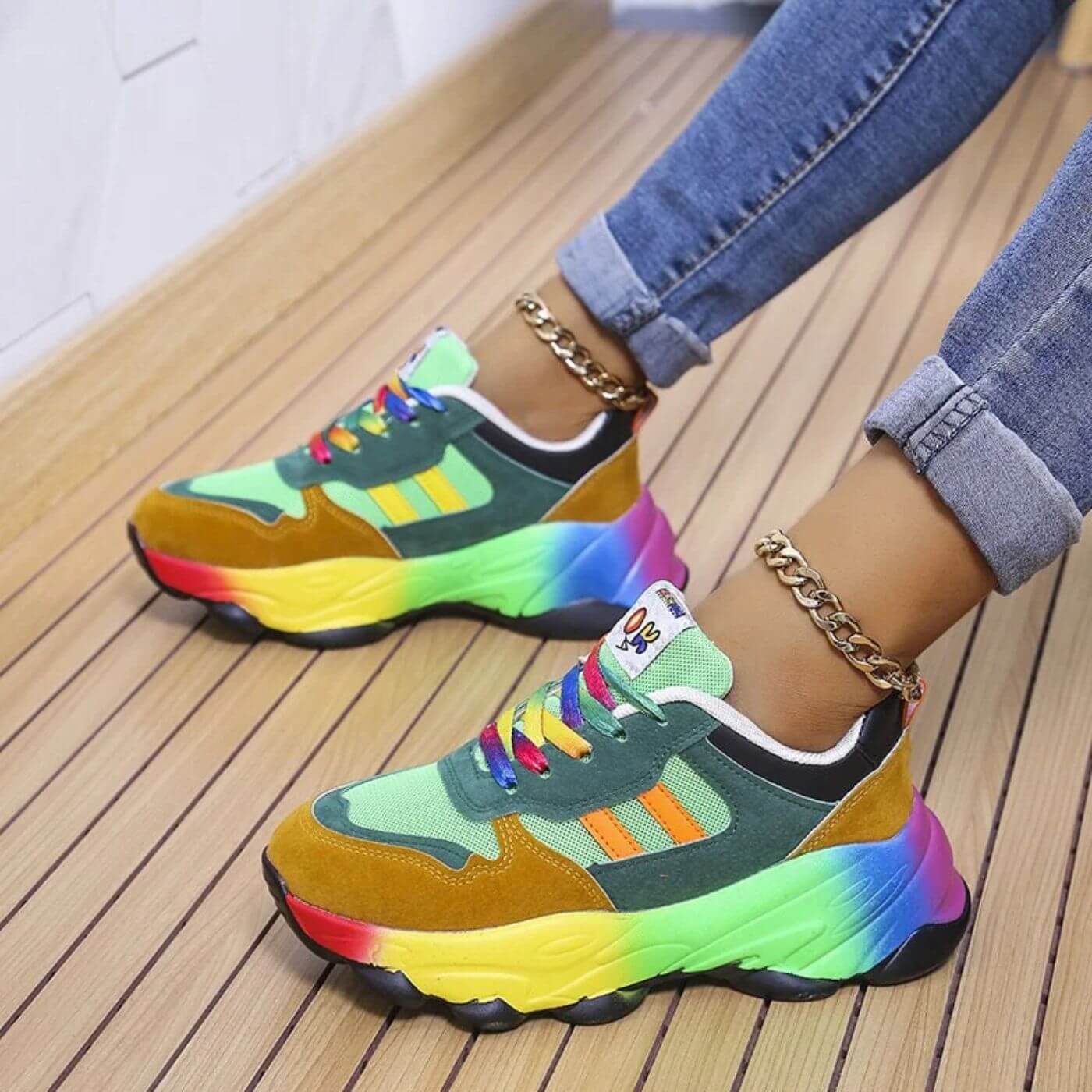 Aurora™ - Bunte Orthopädische Sneakers für Komfort und Stil