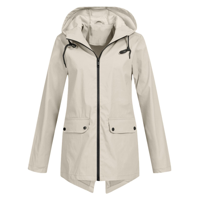 Damen Regenjacke Wasserdicht Atmungsaktiv Mit Kapuze