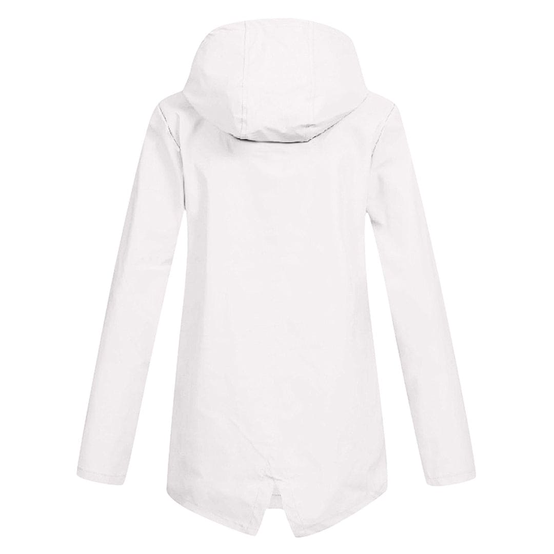 Damen Regenjacke Wasserdicht Atmungsaktiv Mit Kapuze