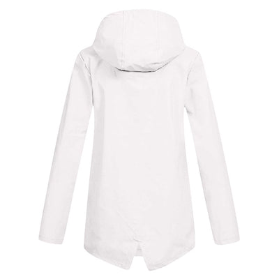 Damen Regenjacke Wasserdicht Atmungsaktiv Mit Kapuze