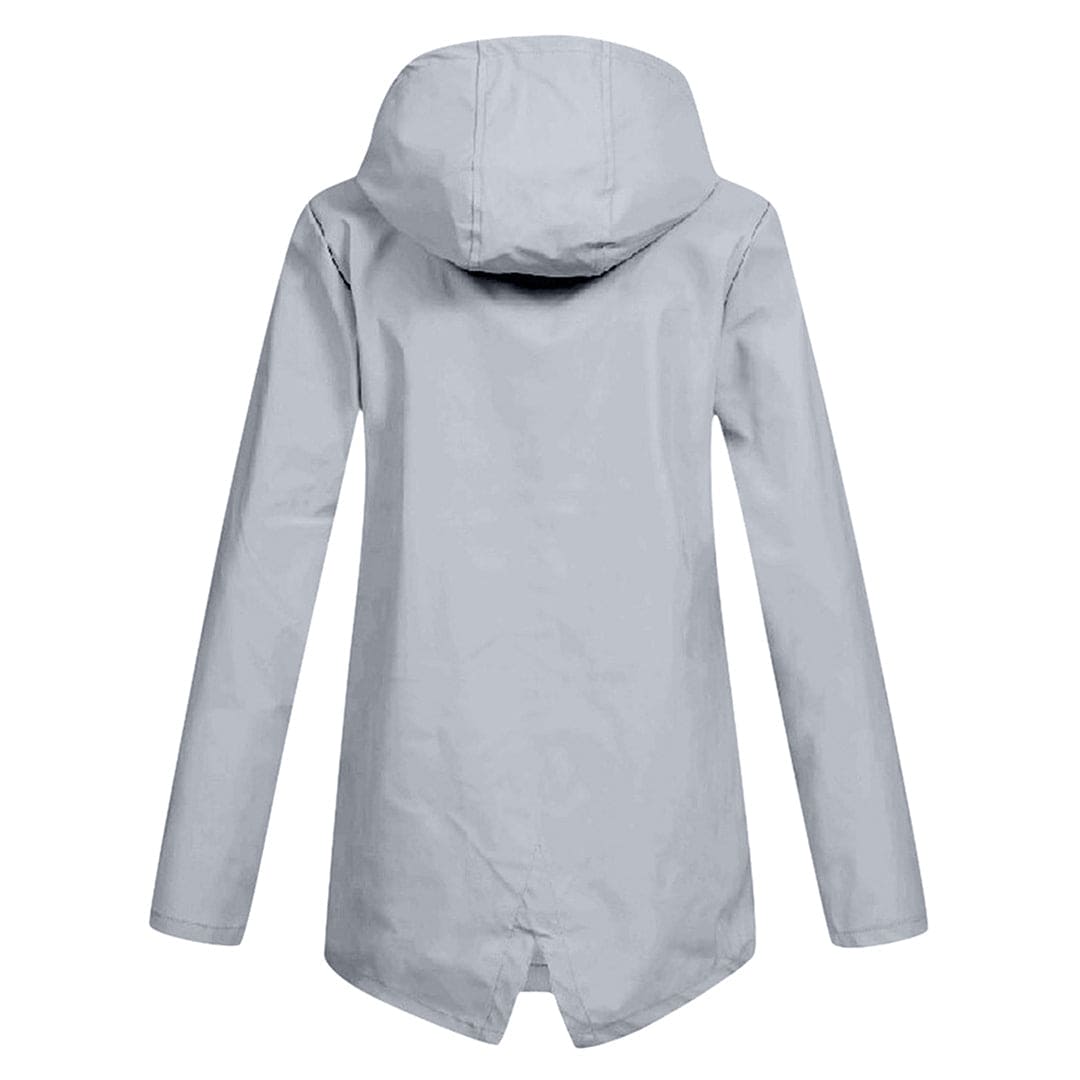 Damen Regenjacke Wasserdicht Atmungsaktiv Mit Kapuze