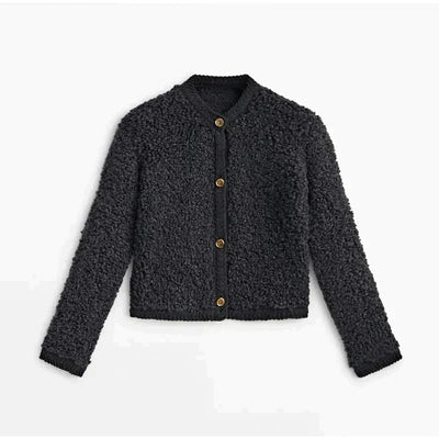 Damen Teddy-Mantel Winter Hochwertiger Stoff Elegant