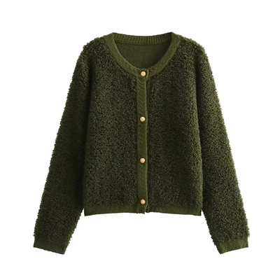 Damen Teddy-Mantel Winter Hochwertiger Stoff Elegant